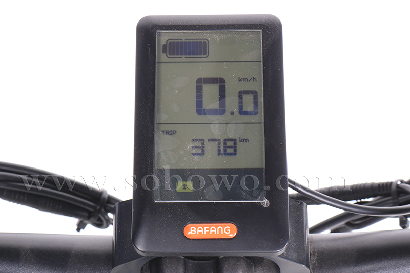 750W 1000W Bafang BBSHD Mid Drive Best Fat Tire Electric Bicycle Q7-6-1 - SOBOWO