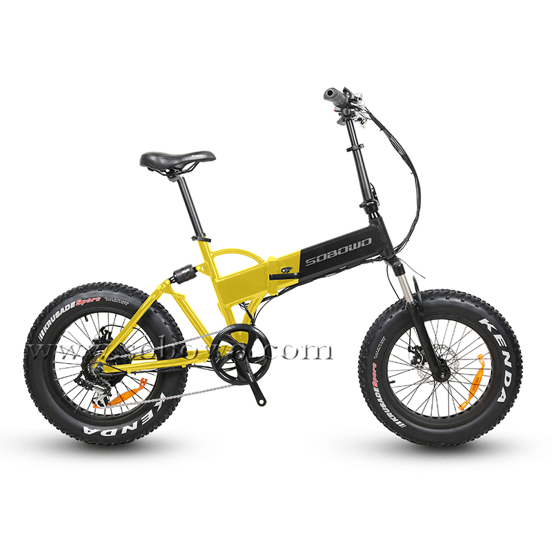 20 Inch Hidden Battery Fat Tire Foldable Electric Bike for Adults 