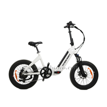 Model SF15 20" 4.0" Fat Tires Folding Electric Bike Bicycle with Hidden Battery and Integrated Wheel